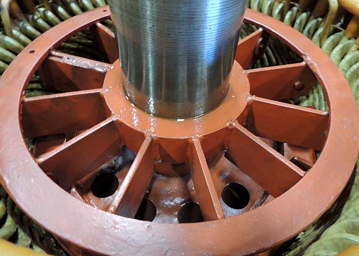 Stator Winding with Rotor